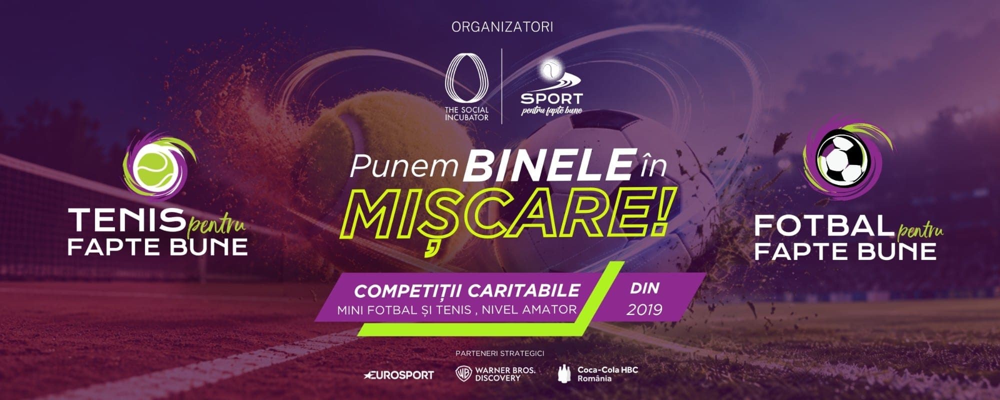 Tenis pentru Fapte Bune — 18–20 septembrie 2026